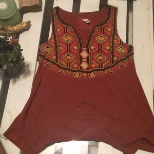 Anthropologie tank top xs